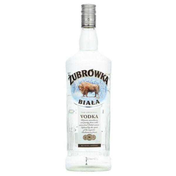 Zubrowka Biala Vodka Fles 100 cl 37,5%