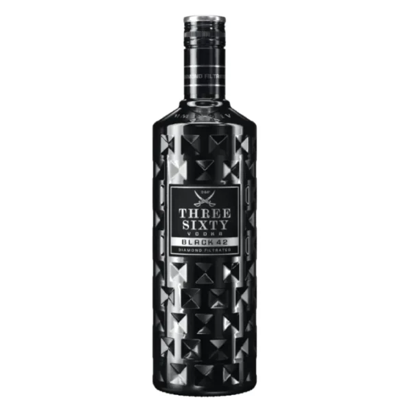 Three Sixty Black 42 Fles 70 cl 42%