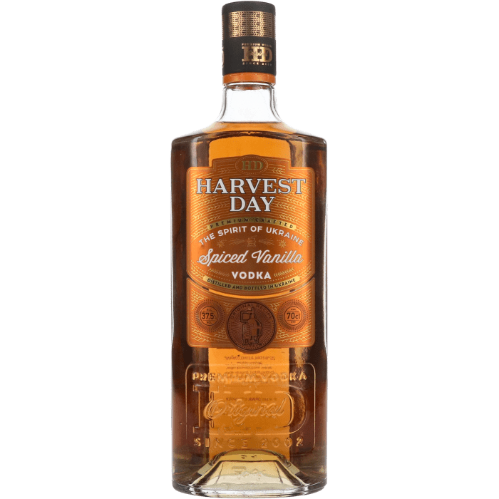 Harvest Day Spiced Vanilla Vodka Fles 70 cl 37,5% - Harvest Day Spiced Vanilla Vodka 1 2026 Harvest Day Spiced Vanilla Vodka Fles 70 cl 37,5%