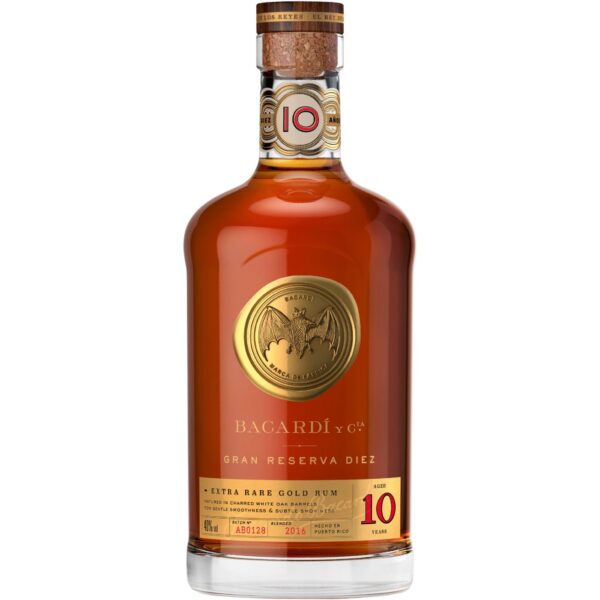 Bacardi Gran Reserva Diez 70 cl 40%