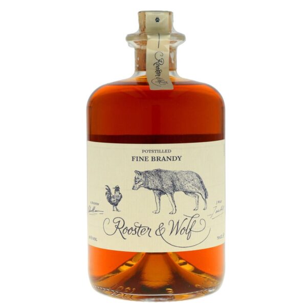 Rooster & Wolf Brandy Fles 70 cl 40%