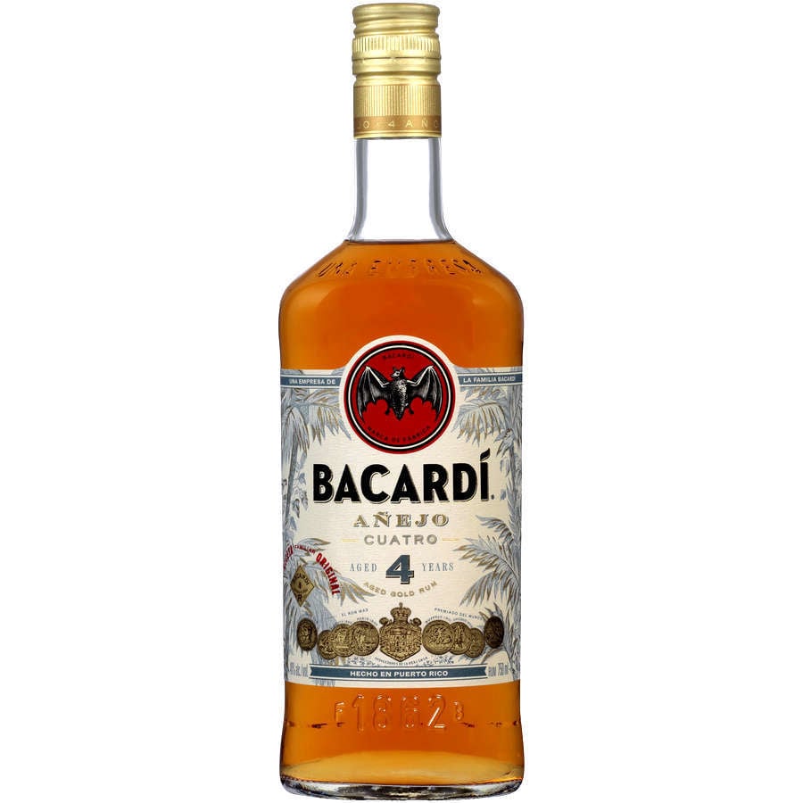 Bacardi Anejo Quatro Fles 70 cl 40% - Bacardi Anejo Quatro 1 2026 Bacardi Anejo Quatro Fles 70 cl 40%