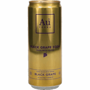 Au Vodka Black Grape blik 33 cl 5%