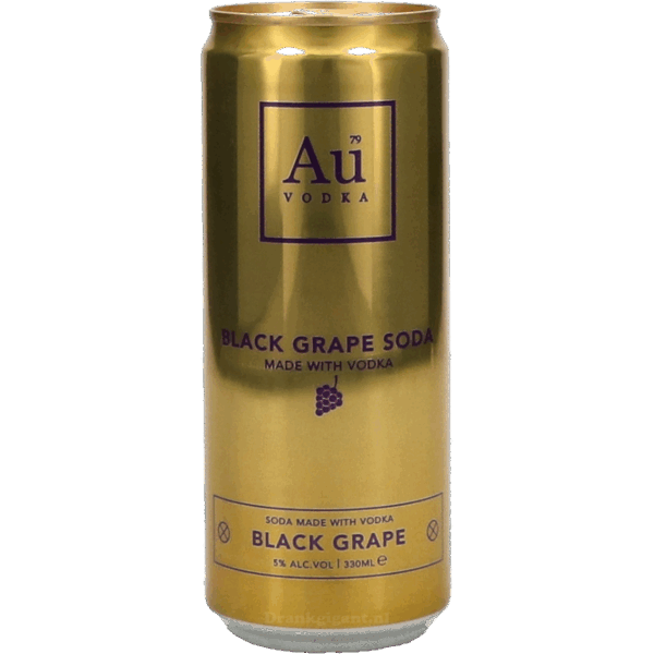Au Vodka Black Grape blik 33 cl 5%