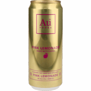 Au Vodka Pink Lemonade blik 33 cl 5%