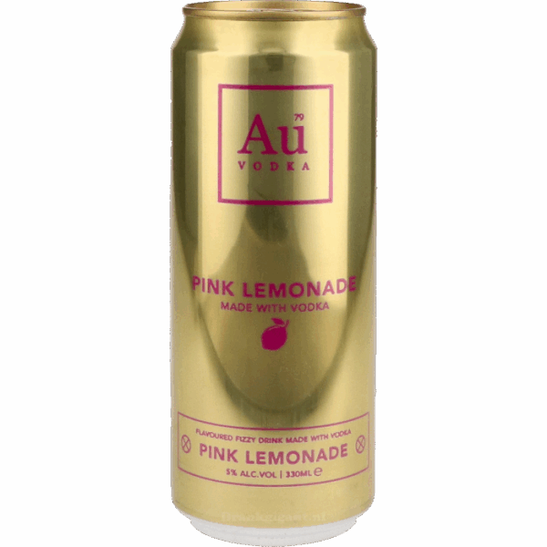 Au Vodka Pink Lemonade blik 33 cl 5%