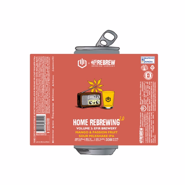 Rebrew Home Rebrewing 33cl 6%