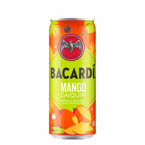 Bacardi Mango Daiquiri blik 25 cl 4,7%