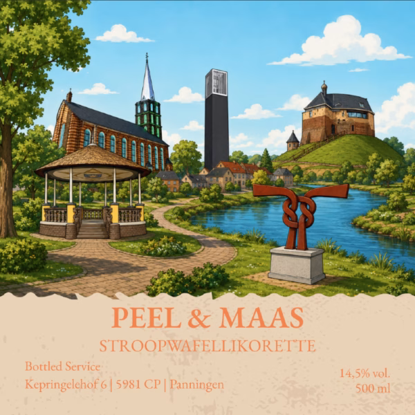 Peel & Maas Stroopwafellikorette 50 cl 14.5%